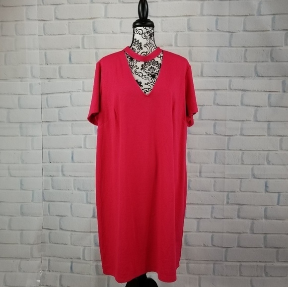 Distinctive Collections sz 1x stretch knit dress - Picture 1 of 8